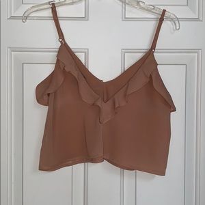 Ruffle tank top